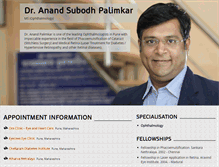 Tablet Screenshot of dranandpalimkar.com